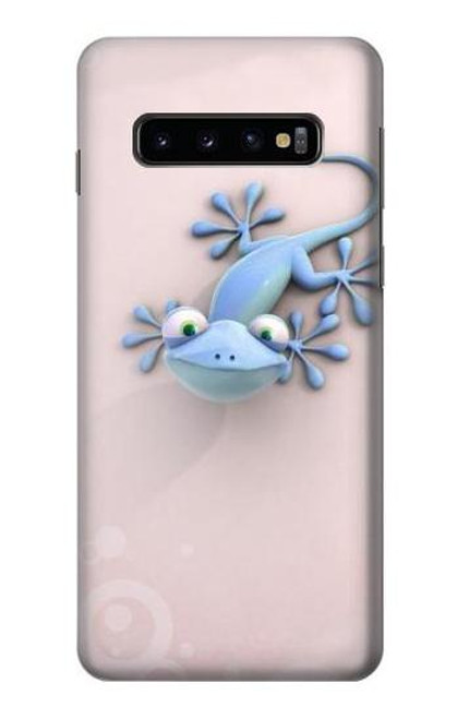 W1631 Funny Gecko Lizard Hard Case and Leather Flip Case For Samsung Galaxy S10