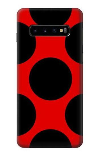 W1829 Ladybugs Dot Pattern Hard Case and Leather Flip Case For Samsung Galaxy S10
