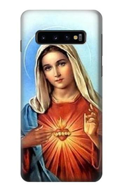 W2420 The Virgin Mary Santa Maria Hard Case and Leather Flip Case For Samsung Galaxy S10