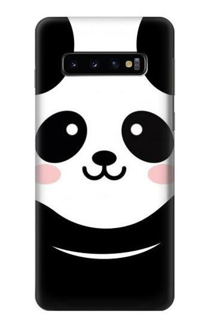 W2662 Cute Panda Cartoon Hard Case and Leather Flip Case For Samsung Galaxy S10