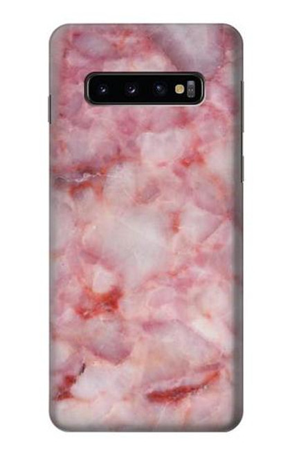 W2843 Pink Marble Texture Hard Case and Leather Flip Case For Samsung Galaxy S10