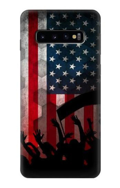 W2989 USA America Soccer Copa 2016 Hard Case and Leather Flip Case For Samsung Galaxy S10