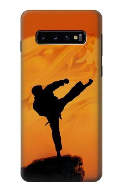 W3024 Kung Fu Karate Fighter Hard Case and Leather Flip Case For Samsung Galaxy S10