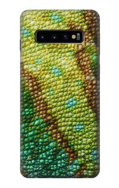 W3057 Lizard Skin Graphic Printed Hard Case and Leather Flip Case For Samsung Galaxy S10