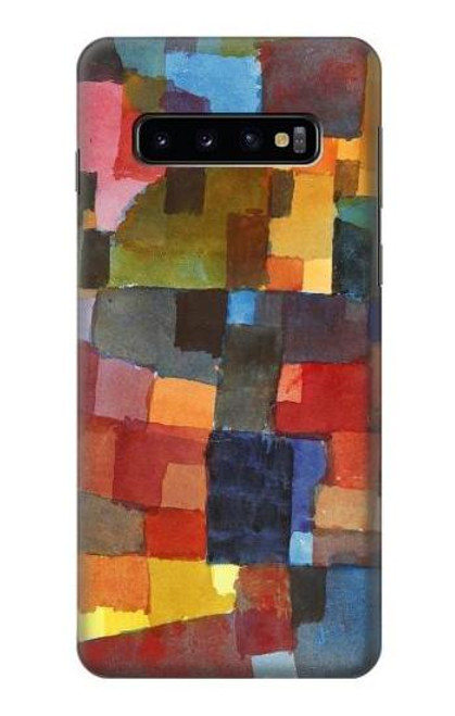 W3341 Paul Klee Raumarchitekturen Hard Case and Leather Flip Case For Samsung Galaxy S10