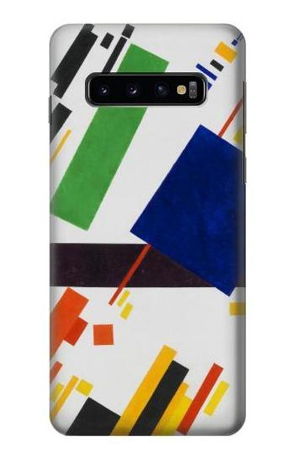 W3343 Kazimir Malevich Suprematist Composition Hard Case and Leather Flip Case For Samsung Galaxy S10