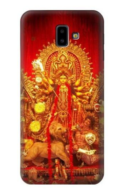 W1030 Hindu God Durga Puja Hard Case and Leather Flip Case For Samsung Galaxy J6+ (2018), J6 Plus (2018)