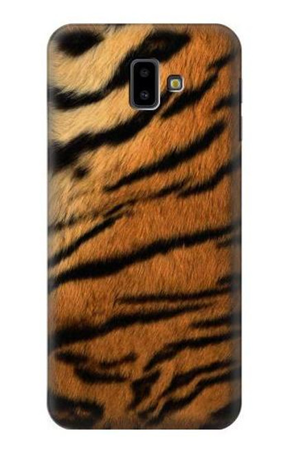 W2962 Tiger Stripes Graphic Printed Hard Case and Leather Flip Case For Samsung Galaxy J6+ (2018), J6 Plus (2018)