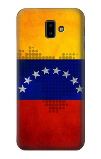 W2974 Venezuela Football Soccer Copa 2016 Hard Case and Leather Flip Case For Samsung Galaxy J6+ (2018), J6 Plus (2018)