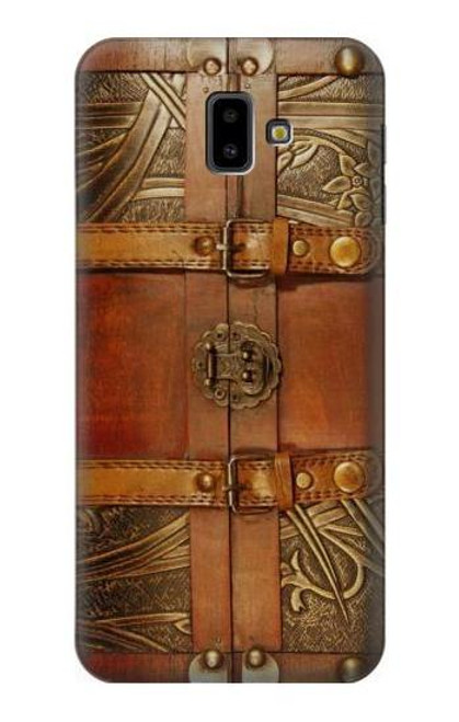 W3012 Treasure Chest Hard Case and Leather Flip Case For Samsung Galaxy J6+ (2018), J6 Plus (2018)