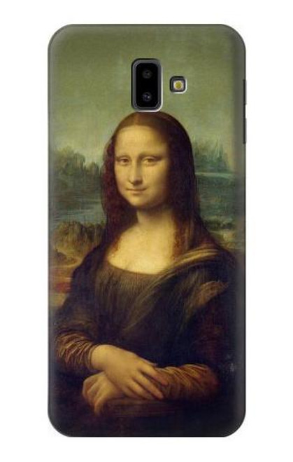 W3038 Mona Lisa Da Vinci Painting Hard Case and Leather Flip Case For Samsung Galaxy J6+ (2018), J6 Plus (2018)