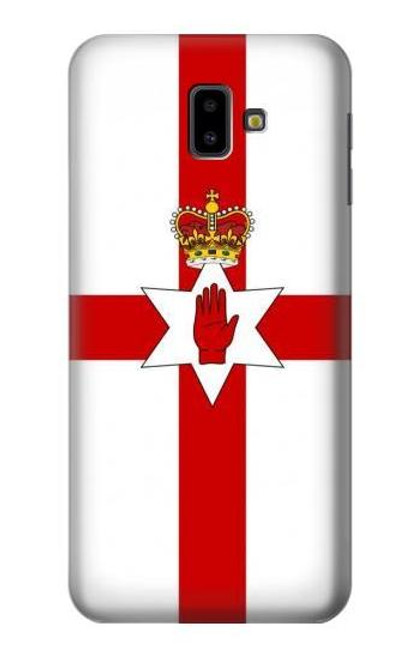 W3089 Flag of Northern Ireland Hard Case and Leather Flip Case For Samsung Galaxy J6+ (2018), J6 Plus (2018)