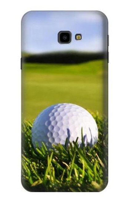 W0068 Golf Hard Case and Leather Flip Case For Samsung Galaxy J4+ (2018), J4 Plus (2018)
