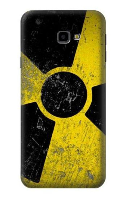 W0264 Nuclear Hard Case and Leather Flip Case For Samsung Galaxy J4+ (2018), J4 Plus (2018)