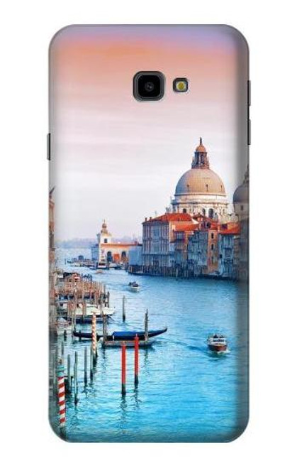 W0982 Beauty of Venice Italy Hard Case and Leather Flip Case For Samsung Galaxy J4+ (2018), J4 Plus (2018)