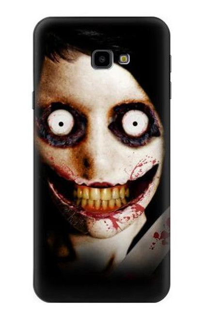 W1344 Jeff the Killer Hard Case and Leather Flip Case For Samsung Galaxy J4+ (2018), J4 Plus (2018)