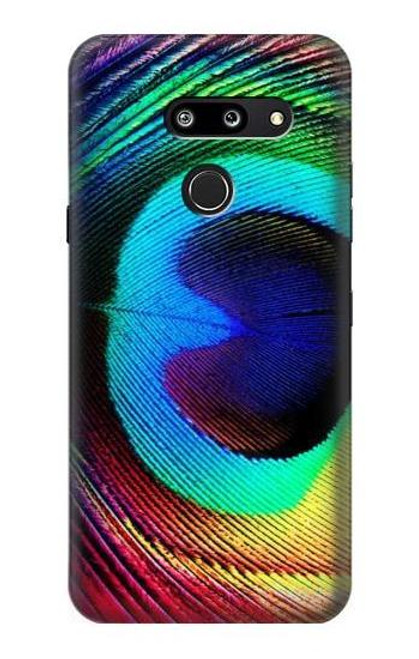 W0511 Peacock Hard Case and Leather Flip Case For LG G8 ThinQ