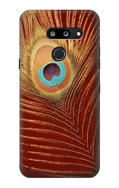 W0512 Peacock Hard Case and Leather Flip Case For LG G8 ThinQ