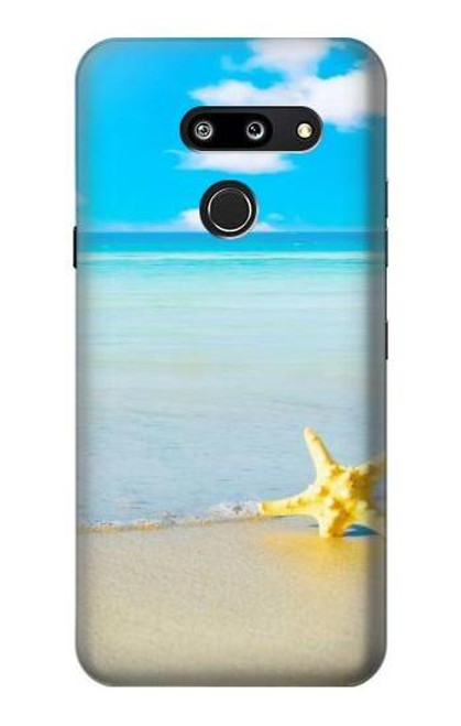 W0911 Relax at the Beach Hard Case and Leather Flip Case For LG G8 ThinQ