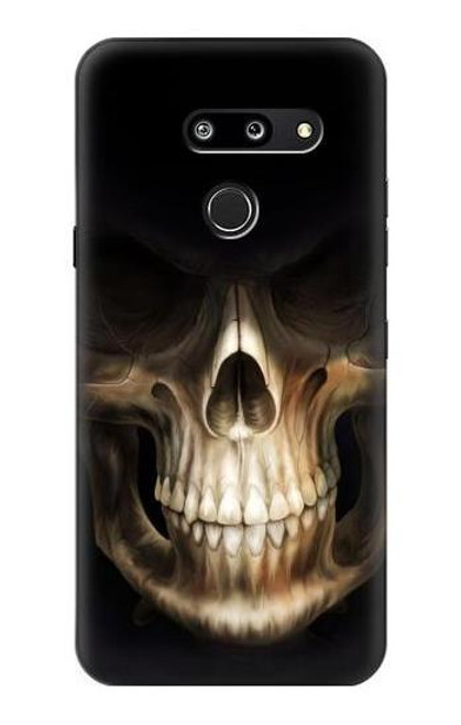 W1107 Skull Face Grim Reaper Hard Case and Leather Flip Case For LG G8 ThinQ