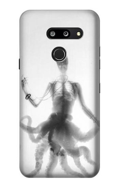 W1432 Skull Octopus X-ray Hard Case and Leather Flip Case For LG G8 ThinQ