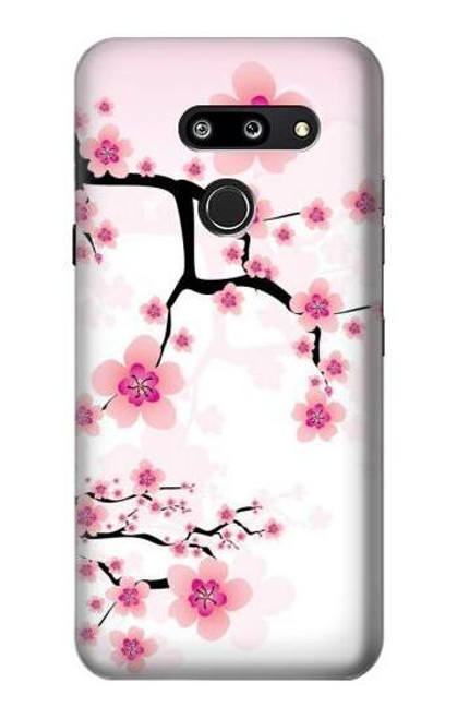 W2359 Plum Blossom Hard Case and Leather Flip Case For LG G8 ThinQ