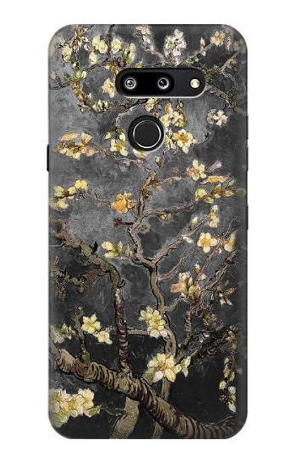 W2664 Black Blossoming Almond Tree Van Gogh Hard Case and Leather Flip Case For LG G8 ThinQ
