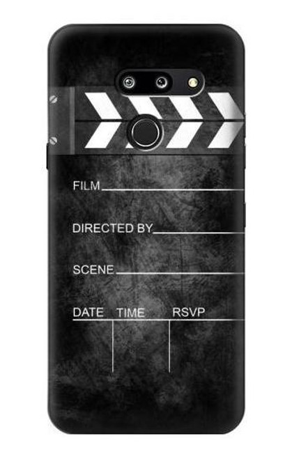 W2919 Vintage Director Clapboard Hard Case and Leather Flip Case For LG G8 ThinQ