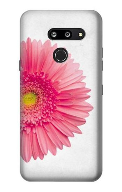 W3044 Vintage Pink Gerbera Daisy Hard Case and Leather Flip Case For LG G8 ThinQ