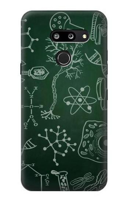 W3211 Science Green Board Hard Case and Leather Flip Case For LG G8 ThinQ