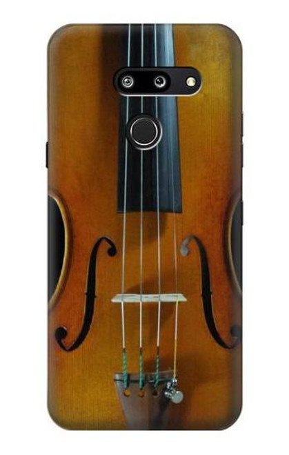 W3234 Violin Hard Case and Leather Flip Case For LG G8 ThinQ