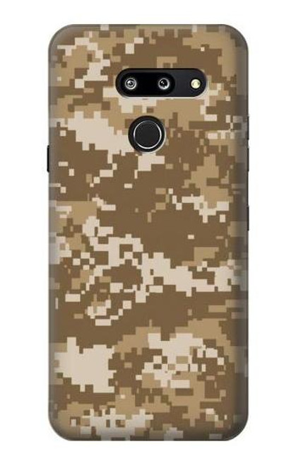 W3294 Army Desert Tan Coyote Camo Camouflage Hard Case and Leather Flip Case For LG G8 ThinQ