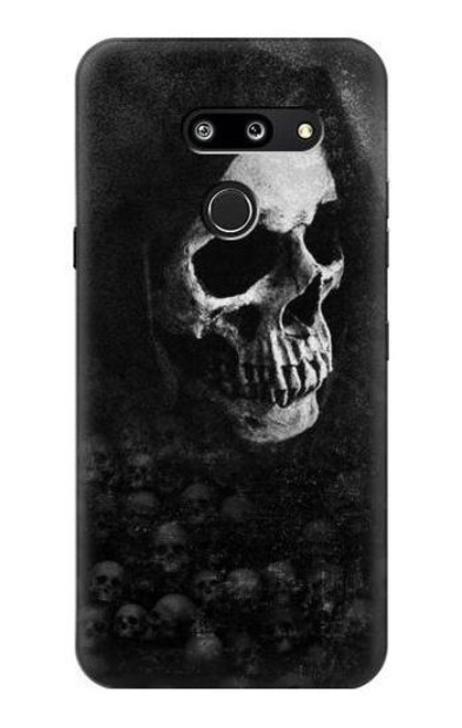 W3333 Death Skull Grim Reaper Hard Case and Leather Flip Case For LG G8 ThinQ