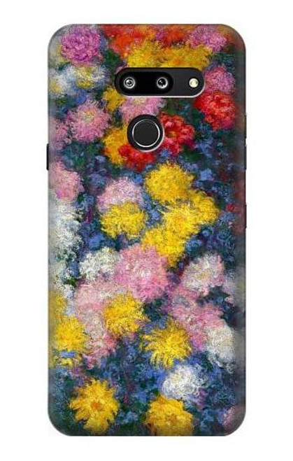 W3342 Claude Monet Chrysanthemums Hard Case and Leather Flip Case For LG G8 ThinQ