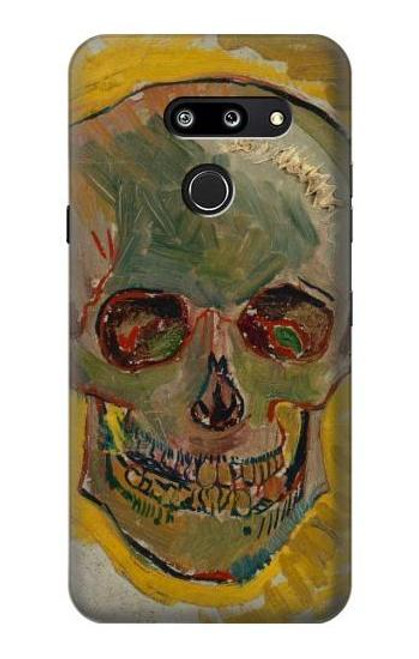 W3359 Vincent Van Gogh Skull Hard Case and Leather Flip Case For LG G8 ThinQ