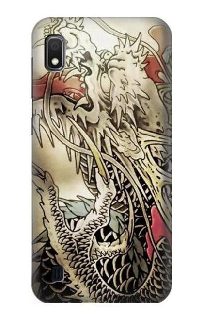 W0122 Yakuza Tattoo Hard Case and Leather Flip Case For Samsung Galaxy A10