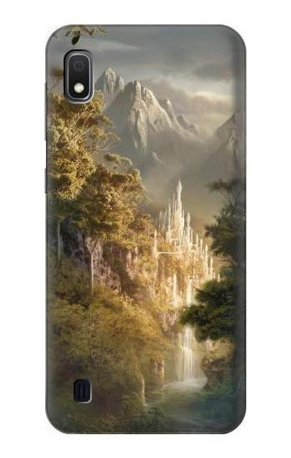 W0408 Fantasy Art Hard Case and Leather Flip Case For Samsung Galaxy A10