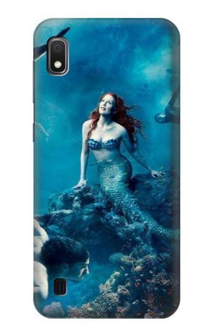 W0899 Mermaid Hard Case and Leather Flip Case For Samsung Galaxy A10