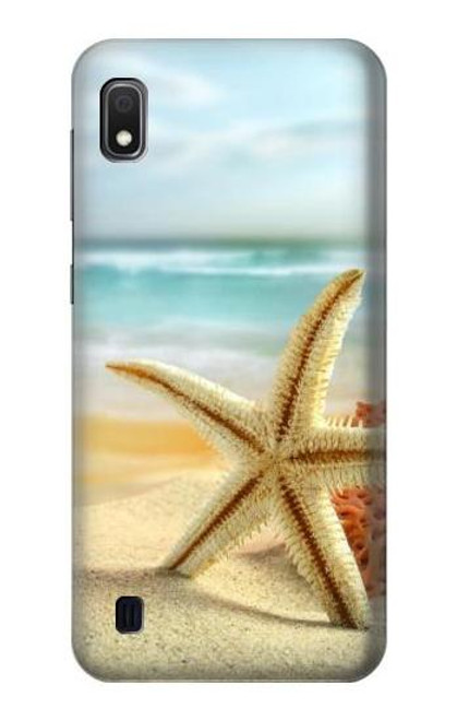 W1117 Starfish on the Beach Hard Case and Leather Flip Case For Samsung Galaxy A10