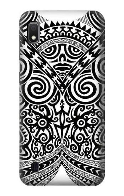 W1655 Maori Tattoo Hard Case and Leather Flip Case For Samsung Galaxy A10