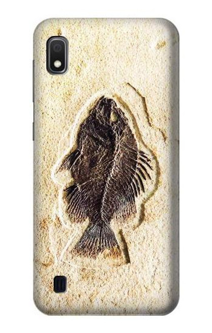 W2562 Fossil Fish Hard Case and Leather Flip Case For Samsung Galaxy A10