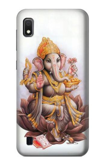 W2820 Hindu God Ganesha Ganapati Vinayaka Hard Case and Leather Flip Case For Samsung Galaxy A10