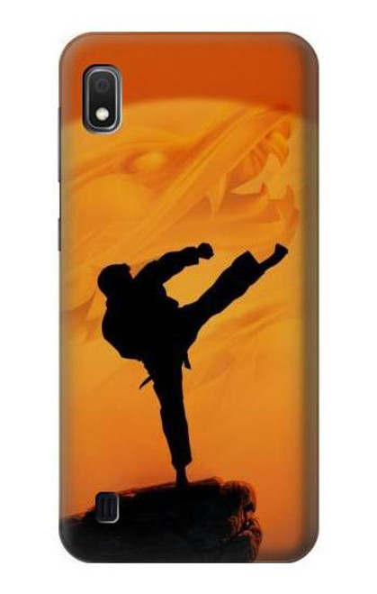 W3024 Kung Fu Karate Fighter Hard Case and Leather Flip Case For Samsung Galaxy A10