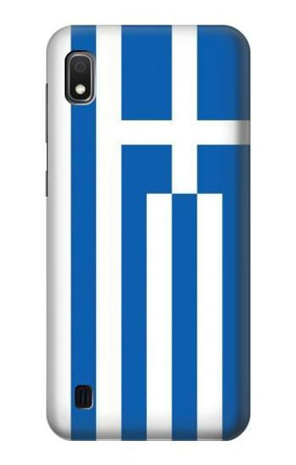 W3102 Flag of Greece Hard Case and Leather Flip Case For Samsung Galaxy A10