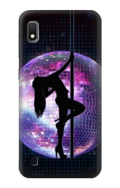 W3284 Sexy Girl Disco Pole Dance Hard Case and Leather Flip Case For Samsung Galaxy A10