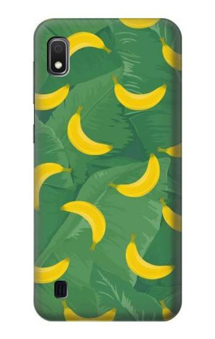 W3286 Banana Fruit Pattern Hard Case and Leather Flip Case For Samsung Galaxy A10