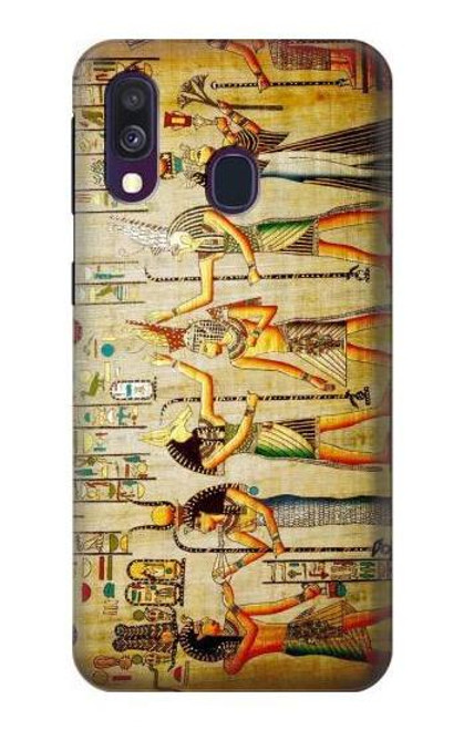 W0272 Egypt Wall Art Hard Case and Leather Flip Case For Samsung Galaxy A40