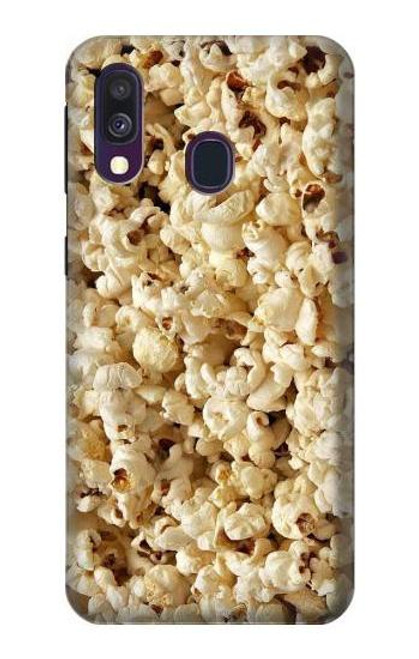 W0625 Popcorn Hard Case and Leather Flip Case For Samsung Galaxy A40