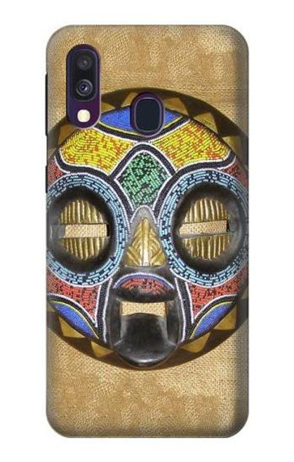 W0965 African Baluba Hard Case and Leather Flip Case For Samsung Galaxy A40