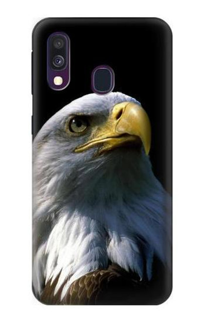 W2046 Bald Eagle Hard Case and Leather Flip Case For Samsung Galaxy A40